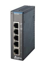 Unmanaged Ethernet Switches 5G-port Industrial Unmanaged Ethernet switch, -4F to 158F
