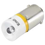 Industrial Panel Mount Indicators / Switch Indicators Single-LED, BA9s, Yellow, 6 V DC +10%