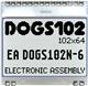 ELECTRONIC ASSEMBLY EA DOGS102W-6