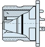 All Parts Connectors Circular Connectors D3899921YE8PN by Souriau