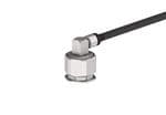 RF Connectors / Coaxial Connectors Stainless steel 316L N right angle cable plug(m)