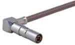 RF Connectors / Coaxial Connectors 1.0/2.3 right angle cable plug(m)
