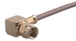 RF Connectors / Coaxial Connectors SMC right angle cable plug(m)
