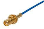 RF Connectors / Coaxial Connectors SMA straight bulkhead cable jack(f)