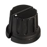 Knobs & Dials Black Knob Black .77D X .59H