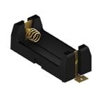 Cylindrical Battery Contacts, Clips, Holders & Springs CR123A holder w/coil spring S/M