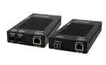 Media Converters 10/100/1000 POE+ RJ-45 to 1000Base-SX MM LC Media Converter with -JP PS