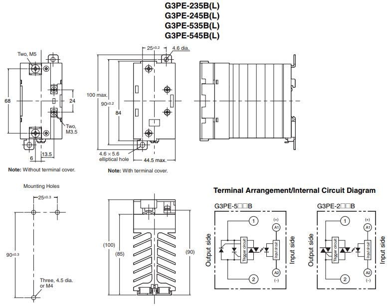 G3PE Solid State Heater Relays Omron Industrial Automation Mouser