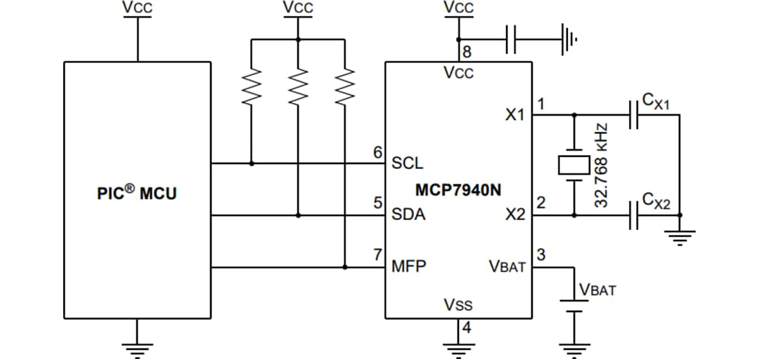 MCP795W10-I/ST - Microchip - RTCC, Date Time Format (YY/MM/DD/dd, HH:MM :SS:hh)