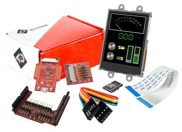 uLCD Display Modules for Raspberry Pi - 4D Systems | Mouser