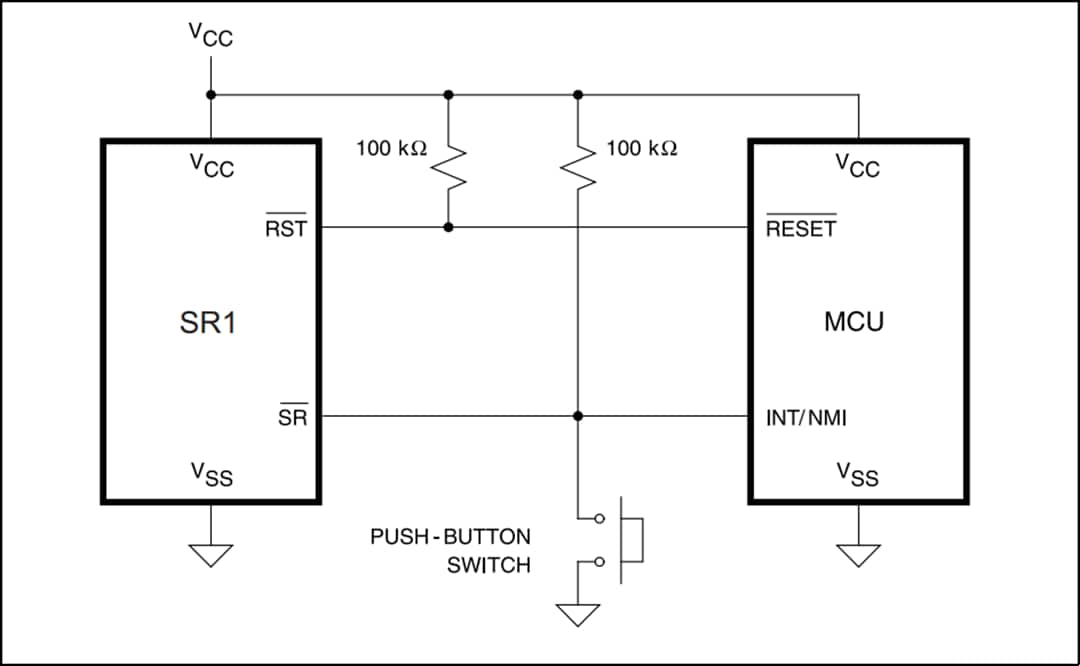 SR1 4Pin Smart Reset™ Switch STMicro Mouser