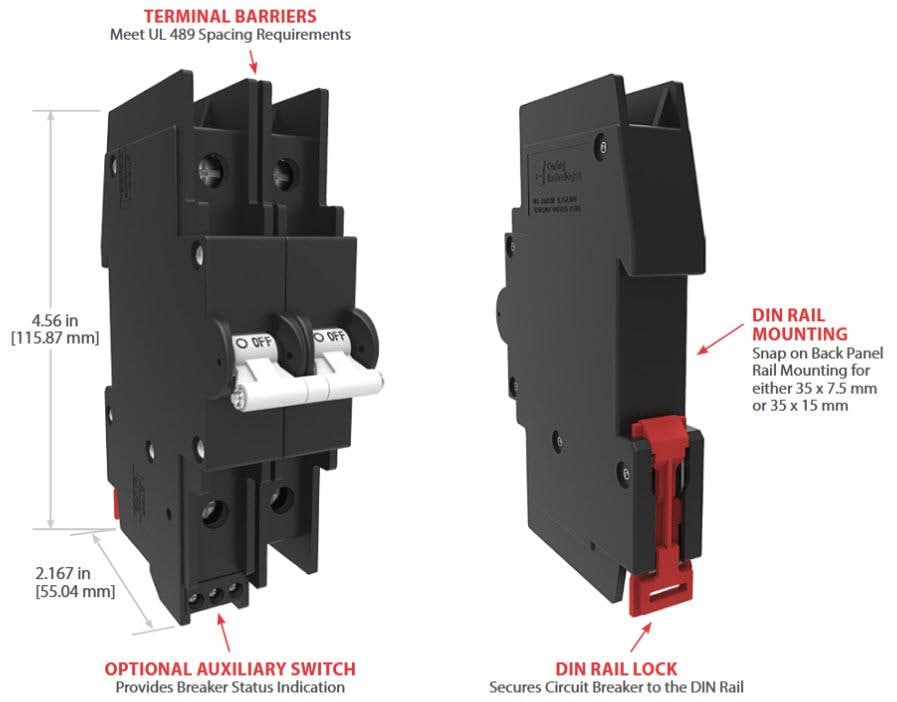 GSeries DINRail Circuit Breakers Carling Mouser
