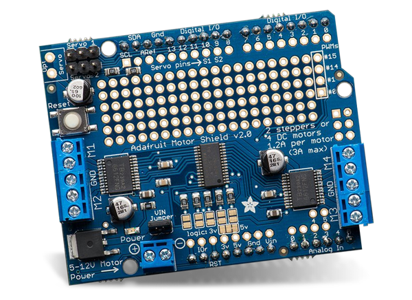 adafruit motor shield adafruit motor shield