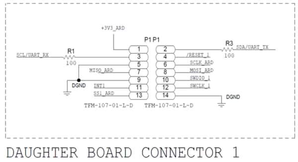 Application Circuit Diagram - Analog Devices Inc. EVAL-M355-ARDZ-INT Dev Board for ADuCM355 Sensors Application Circuit Diagram - Analog Devices Inc. EVAL-M355-ARDZ-INT Dev Board for ADuCM355 Sensors