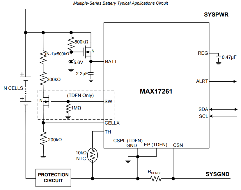 MAX17261 Fuel Gauge ICs Maxim Mouser