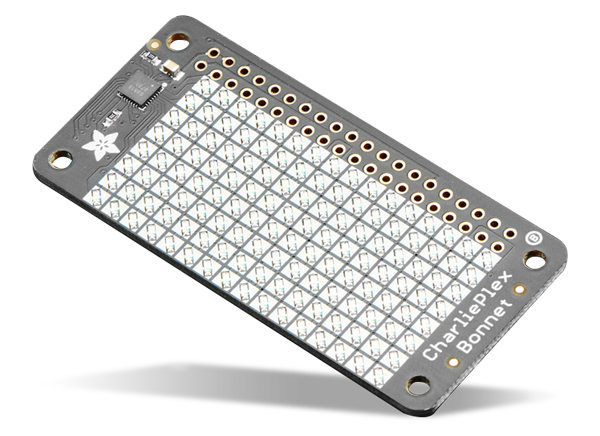 CharliePlex LED Matrix Display Bonnets - Adafruit