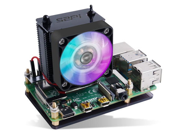 ice with fan for cooling