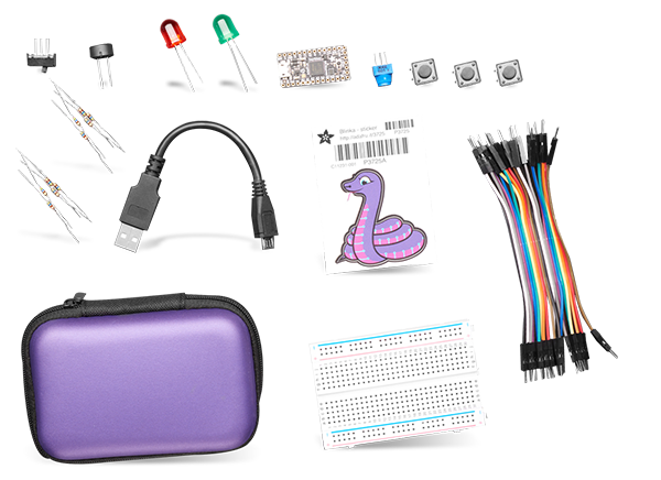 CircuitPython Starter Kit with Itsy Bitsy M4 - Adafruit | Mouser