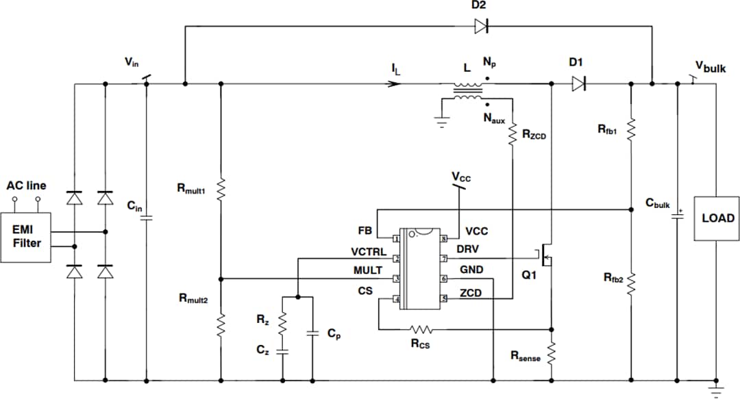 NCL2801 Power Factor Controller onsemi Mouser