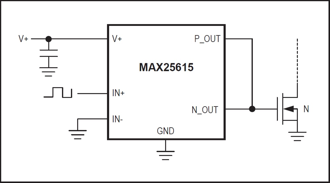 MAX25615 High-speed MOSFET Driver - Analog Devices / Maxim Integrated ...