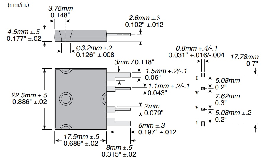 CS10 Precision Current Sense Resistors Ohmite Mouser