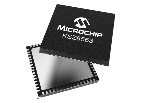 KSZ8563R 3-Port 10/100 Ethernet Switches - Microchip