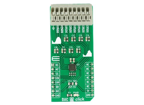 DAC 11 Click - Mikroe | Mouser
