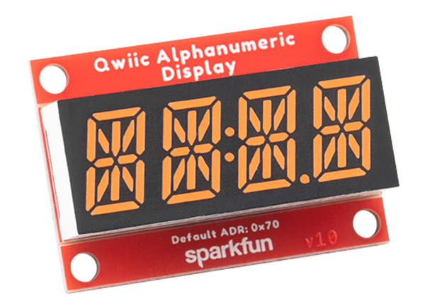Qwiic Alphanumeric Displays (Green & Pink) - SparkFun | Mouser