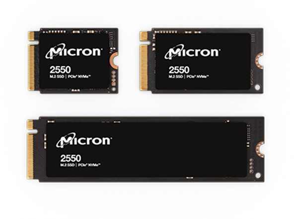 Micron 2550 1TB M.2 2230 NVMe SSD通電回数：65 2550 NVMe® SSDs - Micron | Mouser