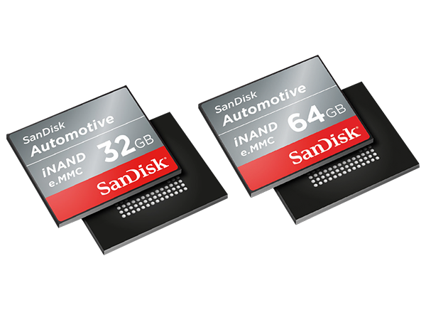 Automotive Embedded Storage Solutions - SanDisk | Mouser