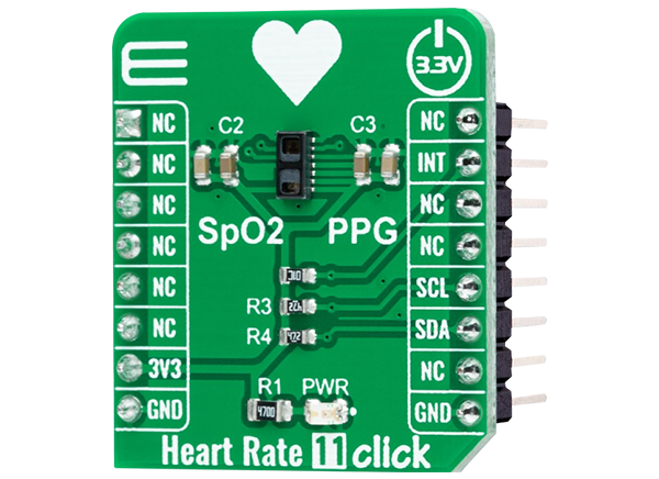 Heart Rate 11 Click - Mikroe | Mouser