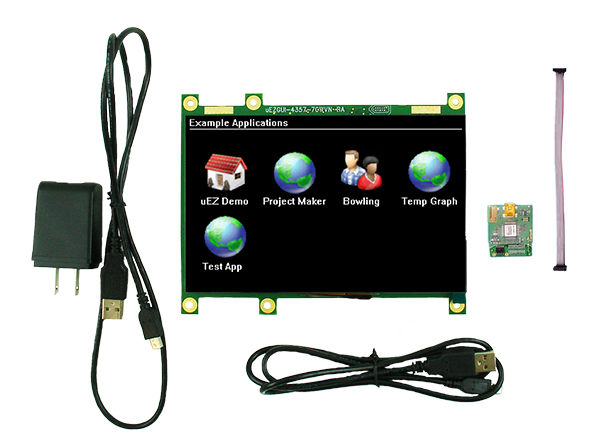 µEZ® GUI Board Assembly & Dev Kit - FDI | Mouser