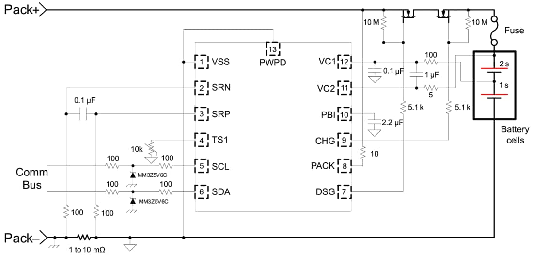 bq28Z620 Battery Fuel Gauge TI Mouser