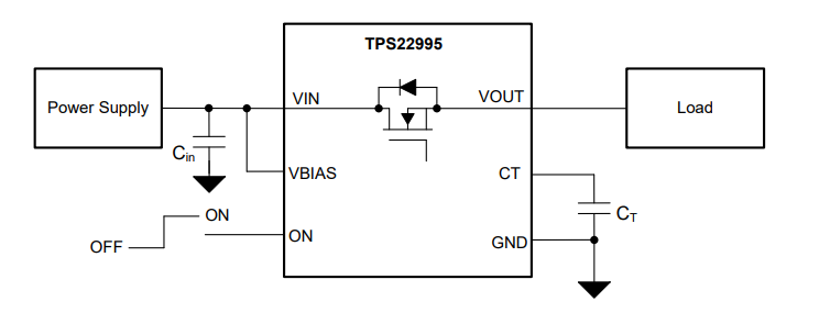 TPS22950LYBHR Texas Instruments, Integrated Circuits (ICs)