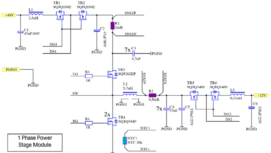 3kW Bidirectional DC/DC Converter Reference Design Vishay Mouser