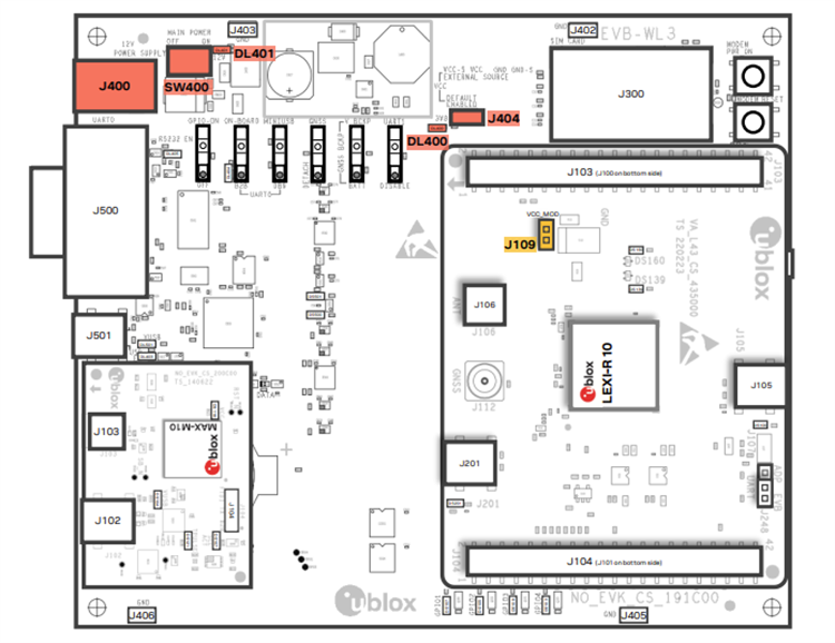LEXI-R10 Adapter Boards & Evaluation Kits - u-blox | Mouser
