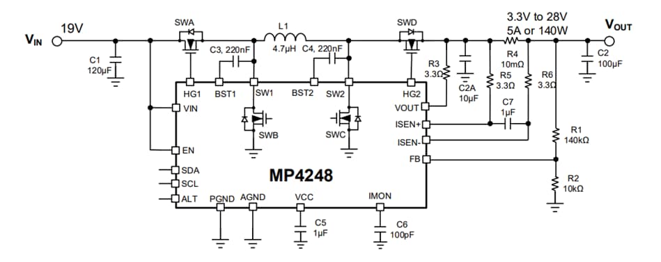 MP4248 Buck-Boost Converters - MPS | Mouser