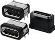GCT USB4736 6-Pin Vertical IP67 USB Type-C® Connector