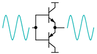 Class B audio amp
