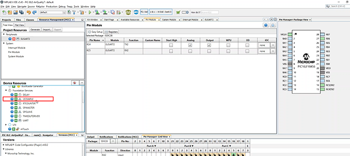 MCC configuration – I2CSIMPLE