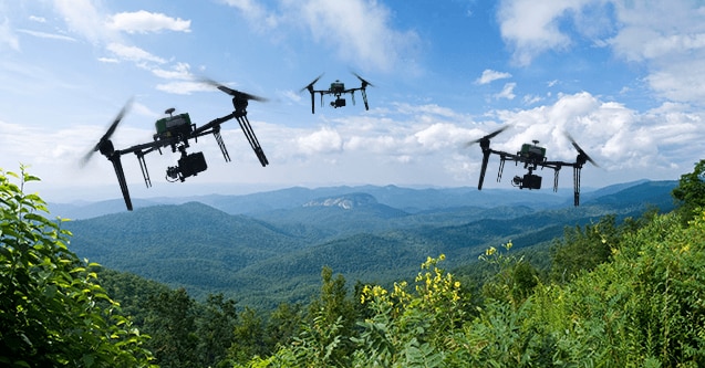 drones bring new perspective to markets