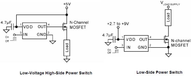 MIC5019 High-Side N-Channel MOSFET Driver - Microchip | Mouser