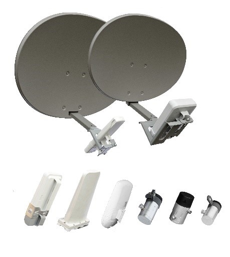 Typical Customer reflector antenna and feedhorn