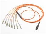 Fibre Optic Cable Assemblies MX QSFP MTP-LC BOUT CABLE ASSY 5.0M
