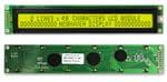 LCD Character Display Modules & Accessories STN- Y/G Transfl 182.0 x 33.5