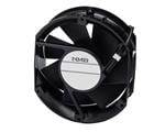 DC Fans Tubeaxial Fan, 150x50mm Round, 48VDC, 261CFM, 21.6W, Flange, 4 Wire, Tach/PWM