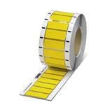 Printers Shrink sleeve  Roll  yellow  can be labeled with: THERMOMARK ROLLMASTER 300/600  THERMOMARK X1.2  THERMOMARK ROLL X1  THERMOMARK ROLL 2.0  THERMOMARK ROLL: without print  perforated  mounting type: slide-on  lettering field size: 30 x 20 mm  Number o