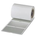 Labels & Industrial Warning Signs Safety label with special adhesive  Roll  silver  unlabeled  can be labeled with: THERMOMARK ROLLMASTER 300/600  THERMOMARK X1.2  THERMOMARK ROLL X1  THERMOMARK ROLL 2.0  THERMOMARK ROLL  mounting type: adhesive  lettering field size: 100 x 50 mm  Nu