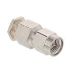 RF Connectors / Coaxial Connectors SMA/STRAIGHT PLUG MALE CLAMP TYPE FOR 2.6/50 S CABLE PASSIVATED CAPTIVE CONTACT