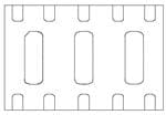 ESD Protection Diodes / TVS Diodes RCLAMP 4-Line+Bus 5V 5pF ESD SLP3020N10